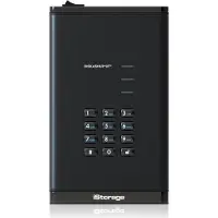 ISTORAGE diskAshur PRO3 HDD, 4 TB, 3.2 Gen 1 (3.1 Gen 1), zwart