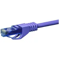 Danicom UTP CAT6a patchkabel - 5 meter paars - 100% koper - netwerkkabel - internetkabel - UTP kabel - RJ45 - 10000 mbit/s
