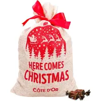 Côte d'Or Chokotoff chocolade kerstcadeau - pure chocolade met toffee - 200 stuks - 2000g