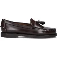 Sebago Dames Klassieke leren Will loafers bordeaux bruin (41), Leer, Plat, 1 tot 3 cm, Geen, Casual, Feest 7001560