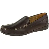 Geox heren mocassins, model Siron W C, bruin, maat 39 EU