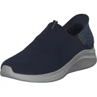 SKECHERS heren Ultra Flex 3.0 sneakers, model Smooth Step, marineblauw, maat 44 EU
