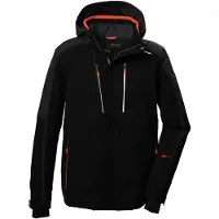 Killtec heren ski-jas/functionele jas met afneembare capuchon en sneeuwvanger, model KSW