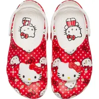 Crocs Uni Kinderen Hello Kitty Rood Classic Clog, Meerkleurig, Maat 28/29 EU