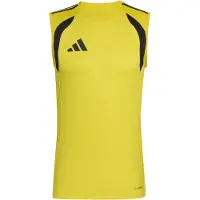 Adidas Tiro 26 wedstrijdshirt, mouwloos, maat L, teamgeel