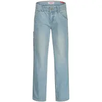 Vingino Straight Jeans Peppe carpenter Jongens Blauw 92