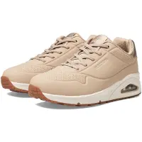 SKECHERS Uno-Shimmer Away sneakers, model 155196NUDE