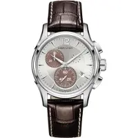 Hamilton Watche Hamilton H32612551 herenhorloge, roestvrijstalen kast, leren band