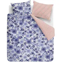 Oilily Dekbedovertrek Rilyn Blue Satijn-260 x 200 / 220 cm | Extra Breed