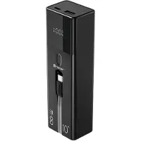 Tracer Powerbank, 10000mAh, 100W, PD+QC, zwart