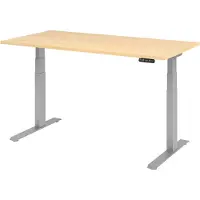 Hjh OFFICE PRO XDKB 16 S - Esdoorn 160 x 80 Tafelhoogte I Elektrisch in hoogte verstelbaar