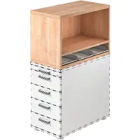 Hjh OFFICE PRO SIGNA SCA1 - Rolcontainer Walnoot
