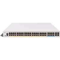 Cisco Catalyst 1300X-48NGU-4X - Switch - Laag 3 - beheerd - 4 x 10 Gigabit SFP28 + 8 x 1/2.5/5GBase-T (PoE++) + 40 x 10/100/1000 (PoE+) - voor montage in een rack - PoE++ (740 W)