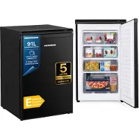 Heinner HFF-HM91BKE++ Tafelmodel Vrieskast – 91 L – Instelbare Mechanische Thermostaat – Omkeerbare Deur – Zwart – 5 Jaar Garantie