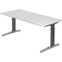 Hjh OFFICE PRO XTRA XB 19 GC - Wit 180 x 80 Tafelhoogte I In hoogte verstelbaar