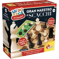 Lisciani Giochi 89222 Schaken, Grootmeester 3-in-1, kleurrijk