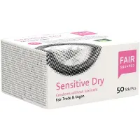 Fair Squared Sensitive Dry 50 eco condooms zonder glijmiddel