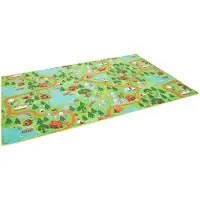 Snapstyle Vloerkleed Kinderen spelen Camping