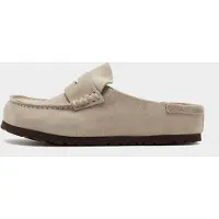 Birkenstock Instappers 'Naples' donkerbeige