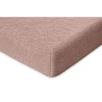 Eleganzzz Hoeslaken Teddy Pluche 35cm Hoekhoogte - light pink 180x200cm