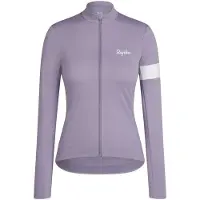 Rapha - Women's Core Thermal Long Sleeve Jersey - Fietsshirt M, roze/purper