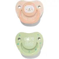 HEMA Fopspenen met platte kant beer 6m+