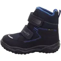 Superfit Snowboots 'HUSKY' blauw / navy / grijs