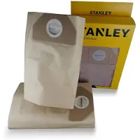 Stanley 50-liter papieren filtersaccen voor nat- en droogzuigers