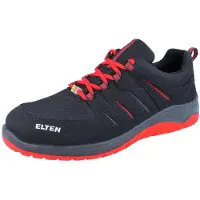 ELTEN Maddox Black-red Low Esd S3 | Maat: 38
