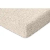 Eleganzzz Hoeslaken Teddy Pluche 35cm Hoekhoogte - off white 180x200cm
