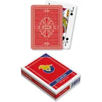 Dal Negro 24130 speelkaarten, poker, S. Siro A1, rood, kunststof