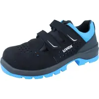 Uvex 2 xenova 9553243 Veiligheidsandalen ESD S1P Schoenmaat (EU): 43 Zwart, Blauw 1 paar
