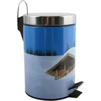 MSV 3700703905226, 3 liter, rund, roestvrij staal, meerkleurig, geschikt voor terras, 17 cm