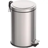 Tramontina Prullenbak Brasil Zilver 12 L