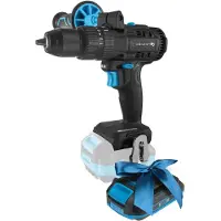 Högert TECHNIK Accuboormachine met borstelloze motor, 18V, 80 Nm koppel, 13 meter