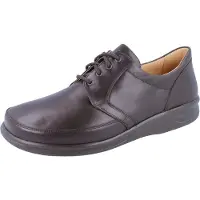 Ganter Veterschoen 'Schnürschuh Herren 256701-2000 Echtleder in braun' zwart
