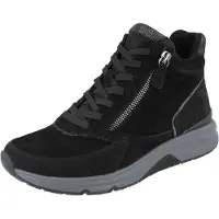 Gabor Rollingsoft Veterboots zwart Suede Maat 38