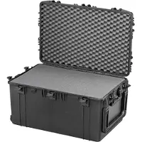 PLASTICA PANARO MAX MAX750H400S, luchtdichte koffer, zwart, 750 x 480 x 400 mm