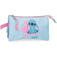 Joumma Bags Hearts Stitch Disney Drievoudig Etui