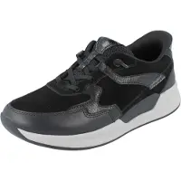 Gabor Sneakers laag zilvergrijs / zwart