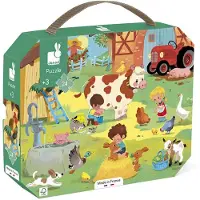 Janod - Puzzel - Op de boerderij