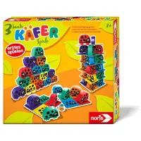 Noris 606012047 - Kleurrijke keverspel (kinderspel vanaf 3 jaar) - 36 grappige kevers