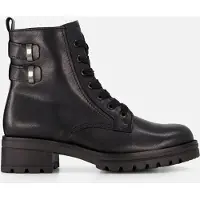 Gabor Veterboots zwart Leer Maat 40