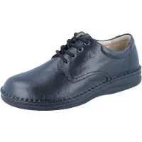Finn Comfort Veterschoen 'Schnürschuh Herren 01100 044099 Glattleder in schwarz' zwart