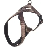 Flamingo Abbi Cross - Harnas Honden - Harnas Cross Abbi Taupe Xl 70-90cm 25mm - 1st - 133393 - 1st