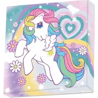 Diamond Dotz DOTZ BOX Original Diamond Painting Set My Little Pony "Pony Dreams", Kreativset mit glitzernden D