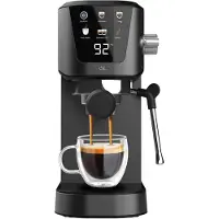 Cecotec Cafelizzia 20 Touch, combinatie koffiezetapparaat, 1 liter, geschikt voor gemalen koffie, 1350 W, zwart
