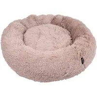 District 70 FUZZ Donut Hondenmand - Sand – Extra Large Ø 100 cm