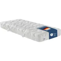 Irisette Lotus orthopedische matras met 7 zones, 500 veren per vierkante meter, met tonvormige zakken, afmetingen 80 x 2