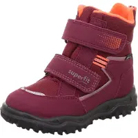 Superfit Snowboots 'HUSKY' zilvergrijs / koraal / bourgogne